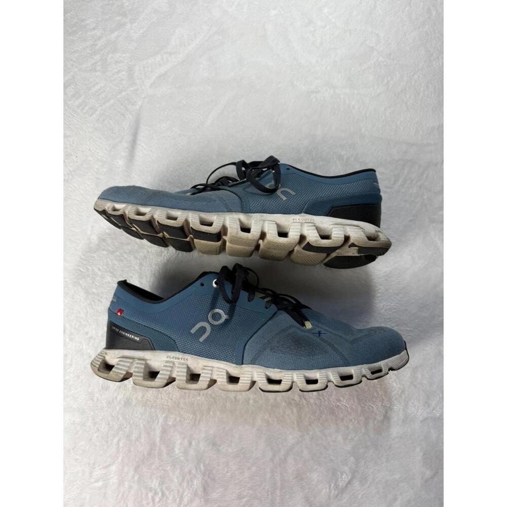 On Running Cloud X 3 Pewter White Mens Size 9 Athletic Training Shoes 60.98255 - Picture 1 of 9